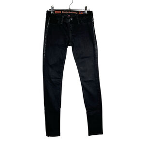 Rock Revival Black Women's Jeggings with Side Sequin Trim